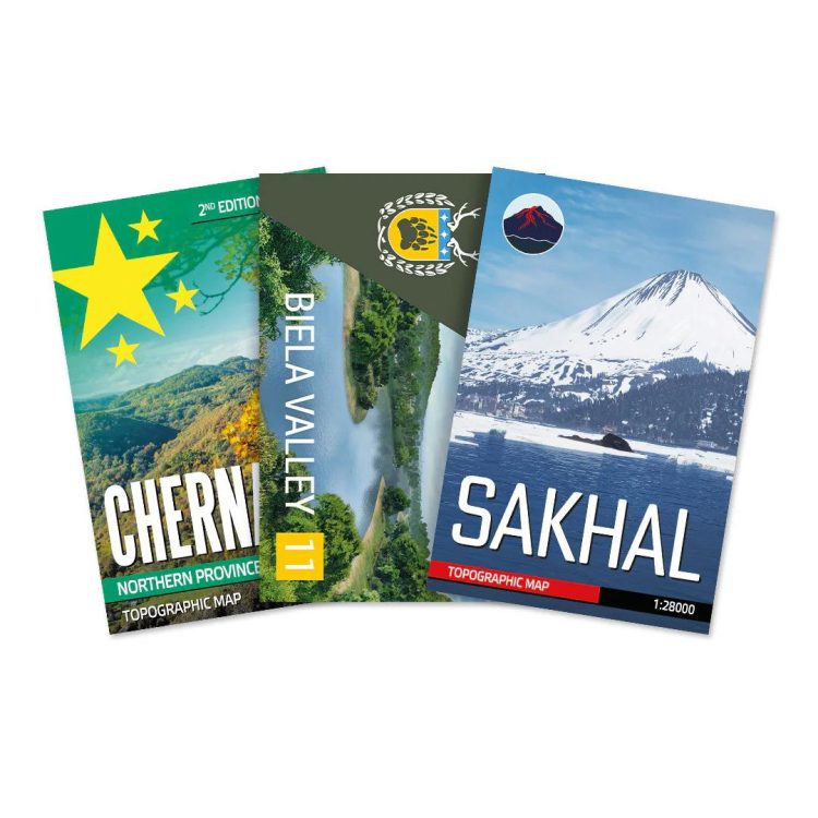 CHERNARUS + LIVONIA + FROSTLINE SAKHAL PRINTED MAPS COMPLETE BUNDLE